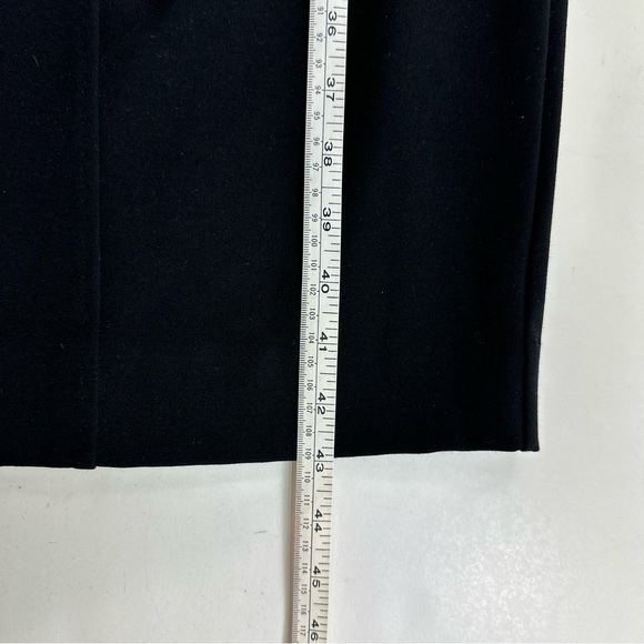 Hugo Boss Black Belted Dress Size Large Short Sleeve Scoop Neck Midi - Picture 10 of 10